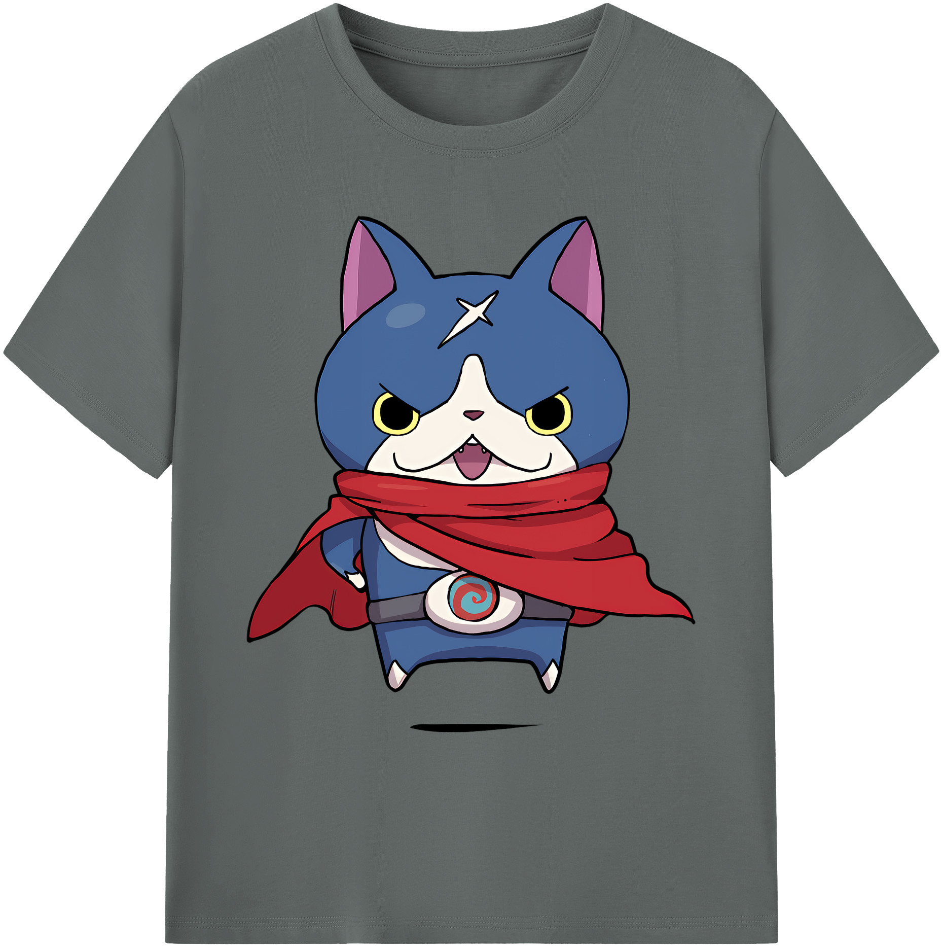（画像用） 妖怪ウォッチ Yo-kai Watch 綿100％ メンズ半袖Tシャツ｜肌触りやわらか＆通気性